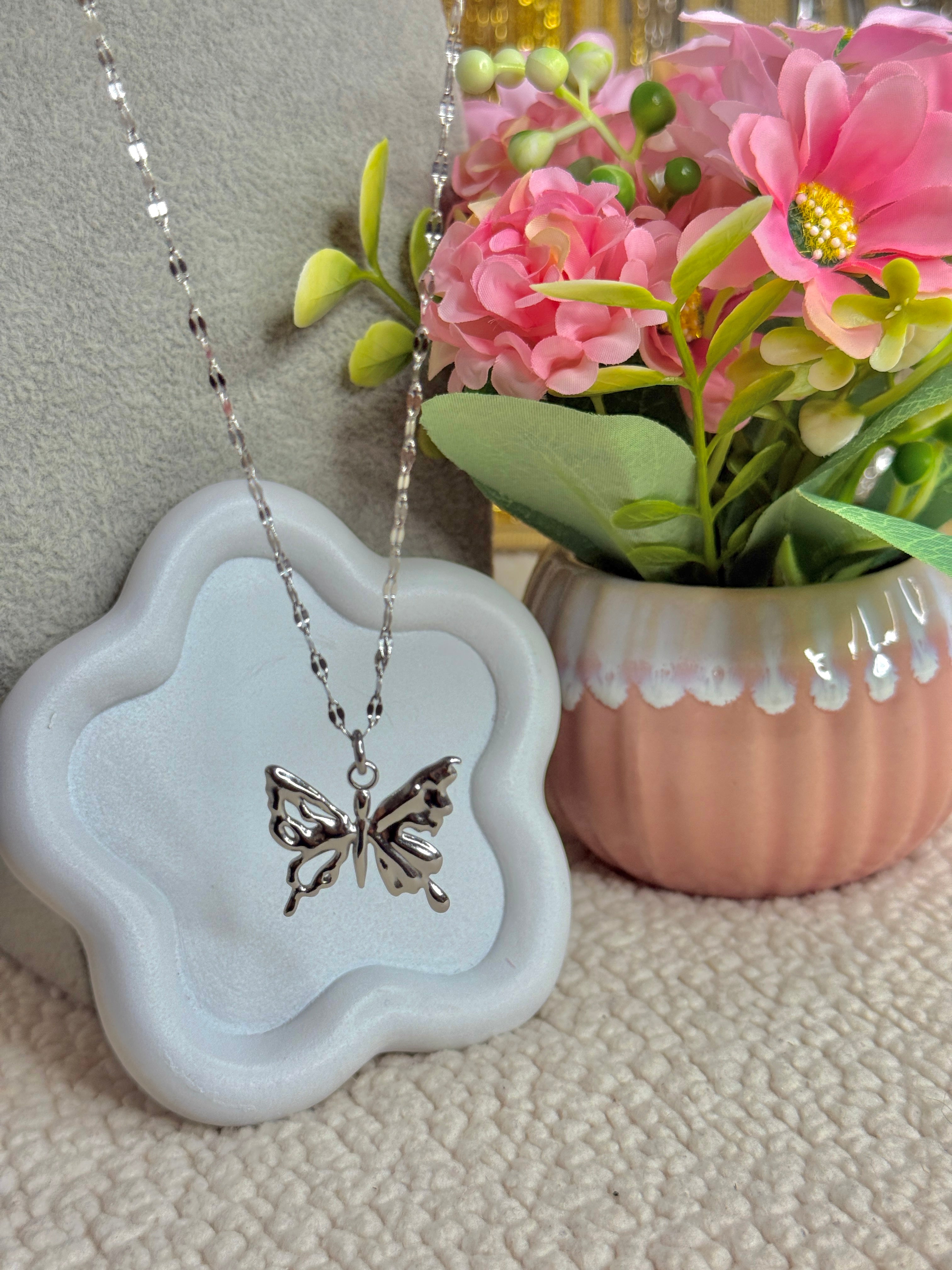 Silver butterfly