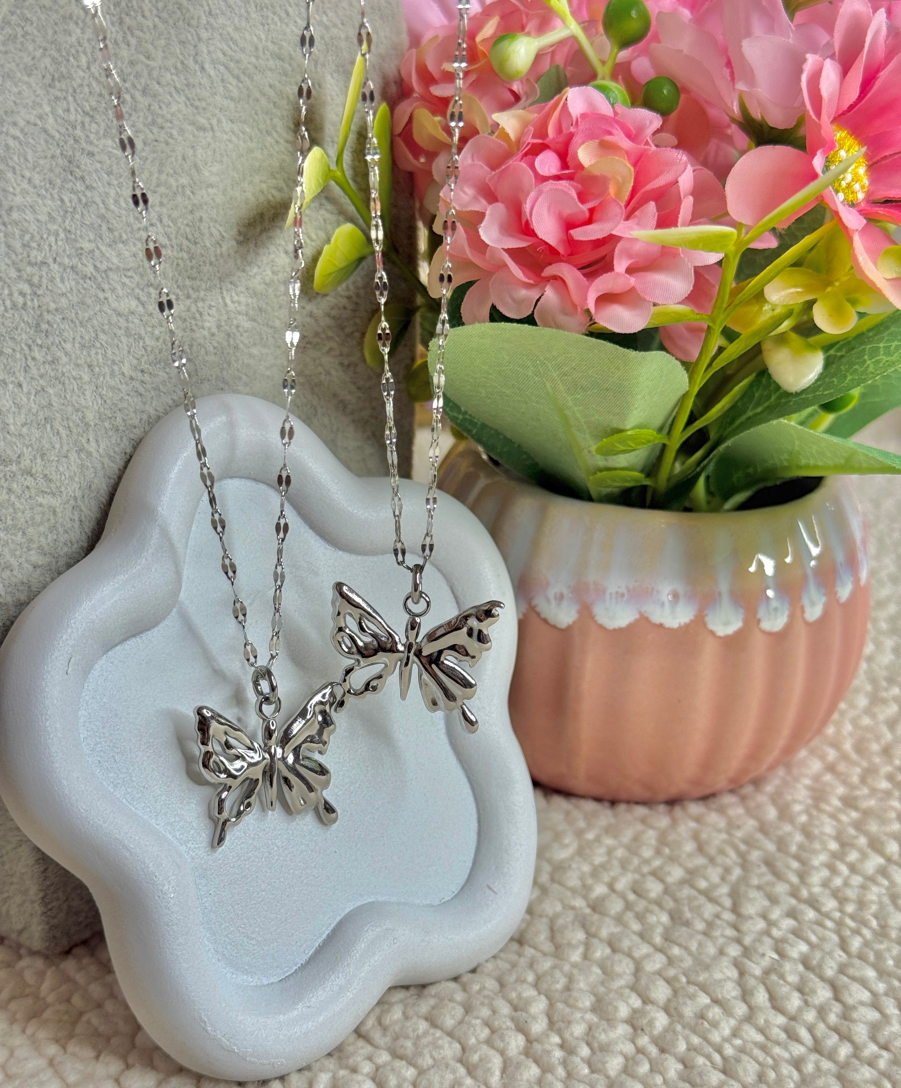 Silver butterfly